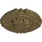 Ekena Millwork Southampton Ceiling Medallion (Fits Canopies up to 2 3/4"), 16 3/8"OD x 1 3/4"P, Mississippi Mud CM17SOMMF - alternate 3